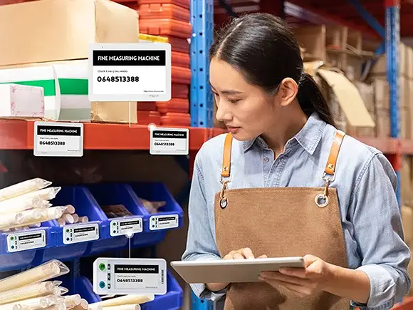 Electronic Shelf Label in the Warehouse (1)