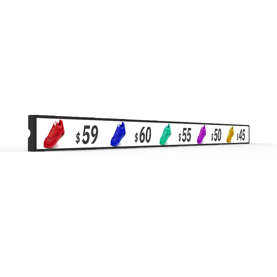 shelf edge lcd display