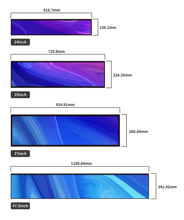 bar lcd display