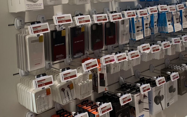 2,9 na loja de celulares