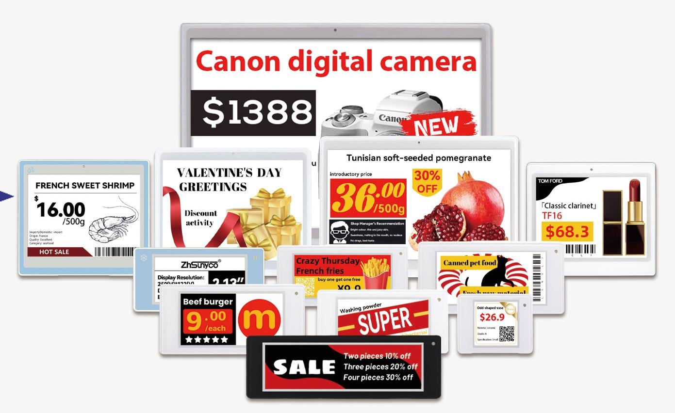 Electronic Shelf Label Solutions for Your Brand | Zhsunyco