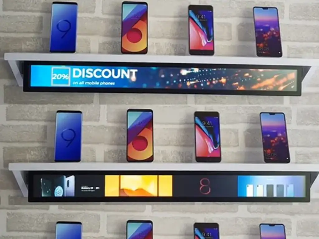 Цифровая реклама на полке