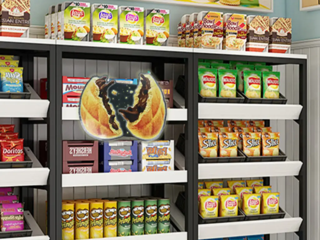 Говорящие полки в продуктовом магазине