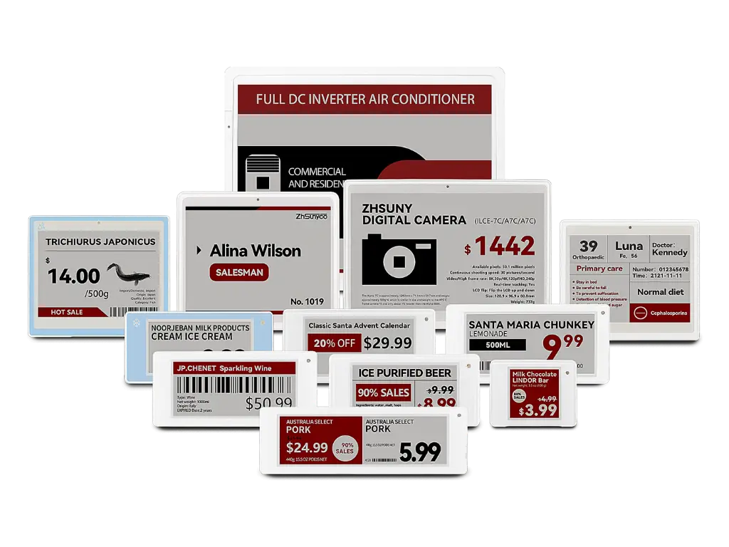 Full Custom Digital Shelf Tags