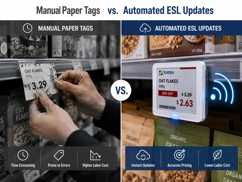 Electronic Shelf Label Market Growth