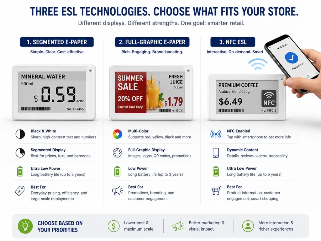 LCD and NFC-Enabled ESLs