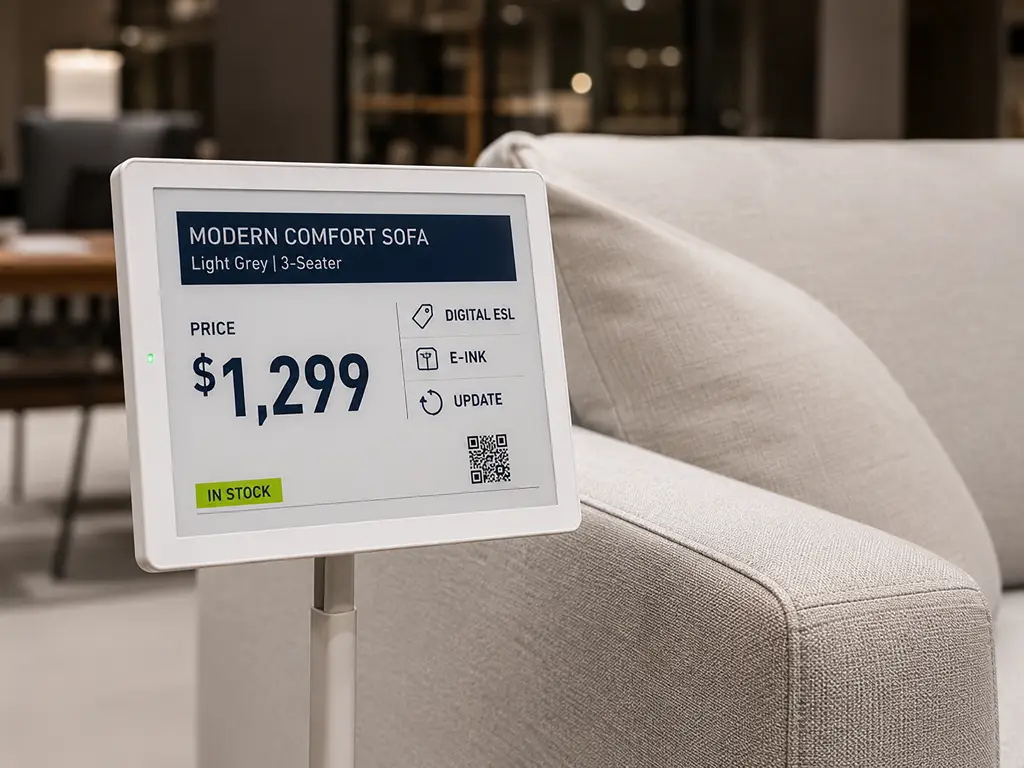 ESL Screen Size for Furniture