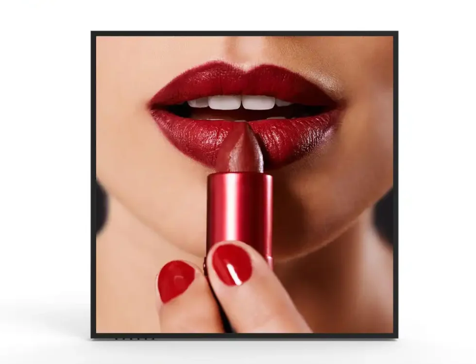 cosmetics counter lcd display