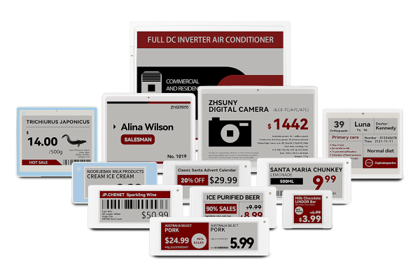 Tam Özel Dijital Raf Etiketleri