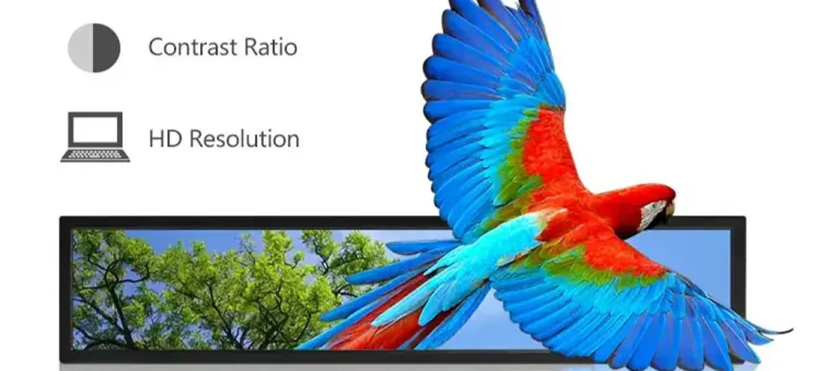 شاشة عرض LCD شريطية