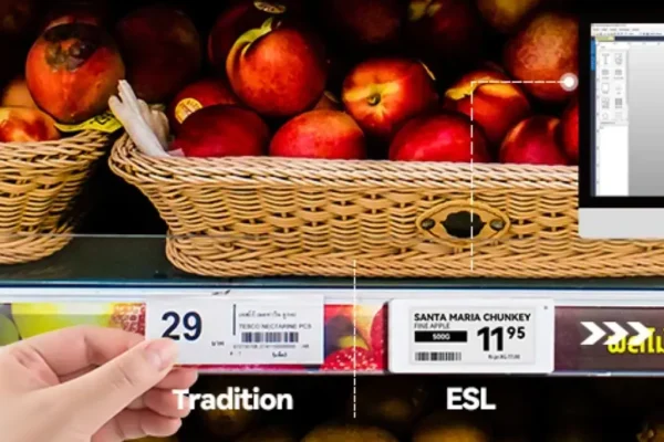 elektronische Regaletiketten für den Einzelhandel